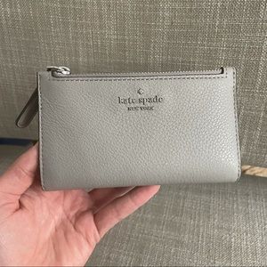 Kate Spade Sm Slim Bifold Wallet - Grey